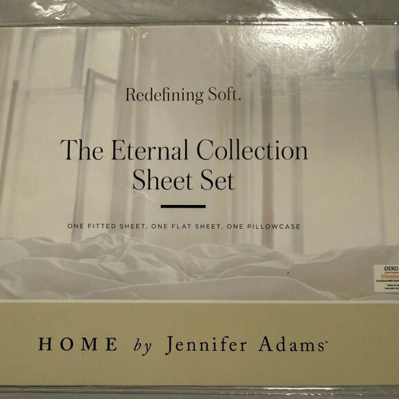 Jennifer Adams HOME Eternal Collection 3pc Sheet Set Super Soft Beige Twin - Picture 6 of 11